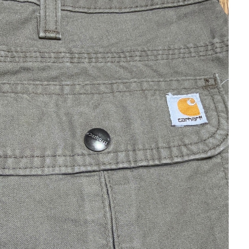Carhartt Womens Size 20 Sand Cargo Shorts Cotton Workwear Hiking Utility Casual - Picture 6 of 7